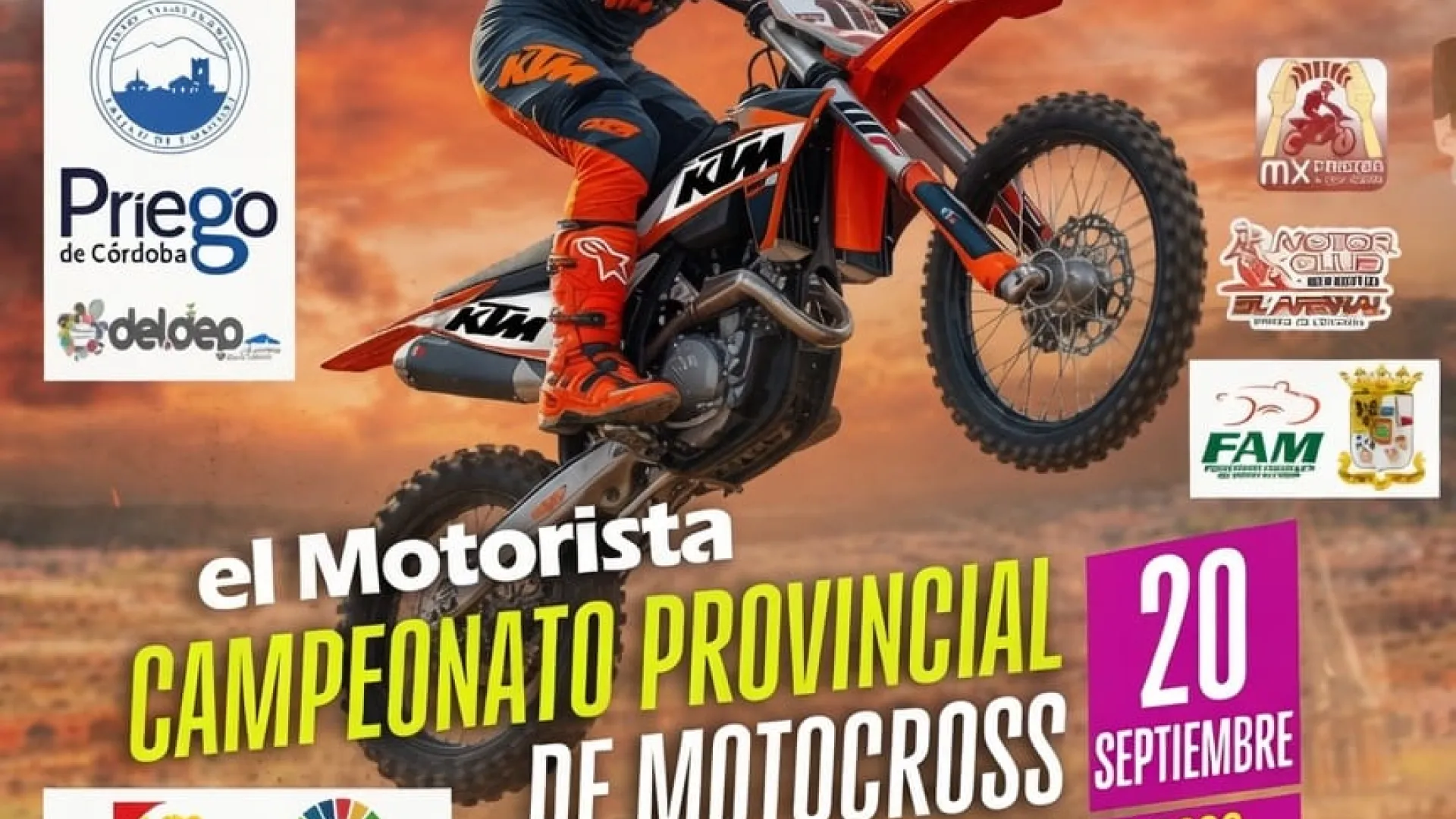 Cartel 4ª Prueba Trofeo Provincial de Motocross de Córdoba