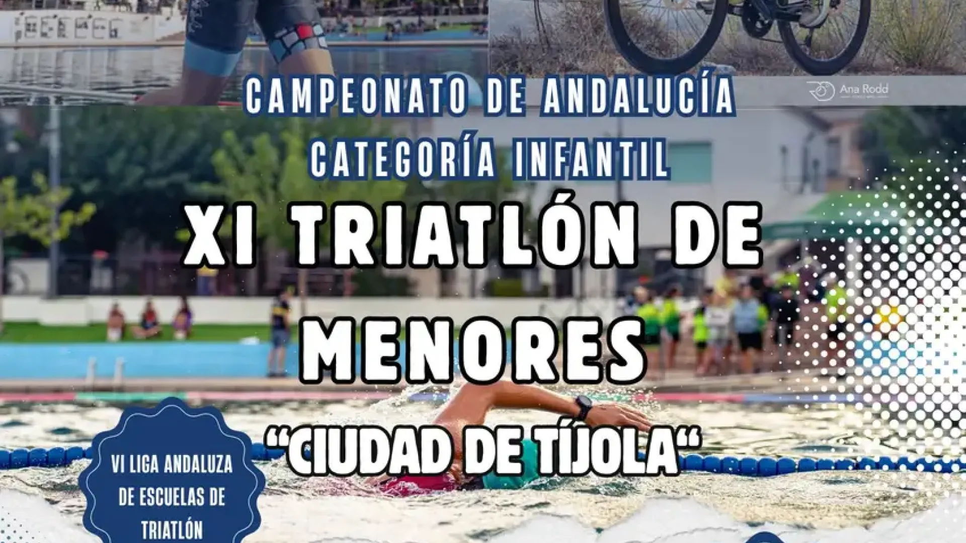 Cartel XI Triatlón de Menores Ciudad de Tíjola