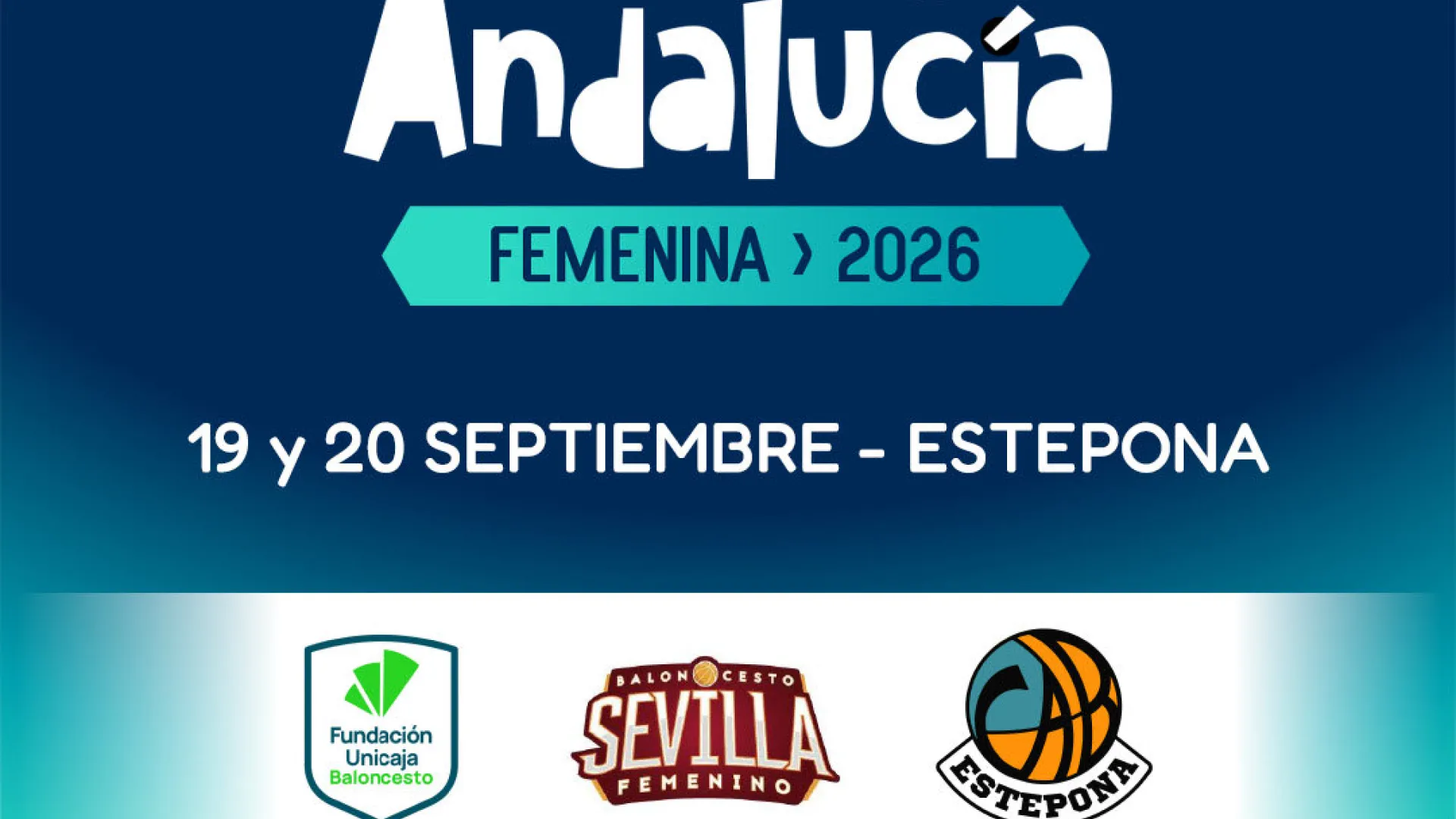 Cartel Copa de Andalucía de Baloncesto Femenino