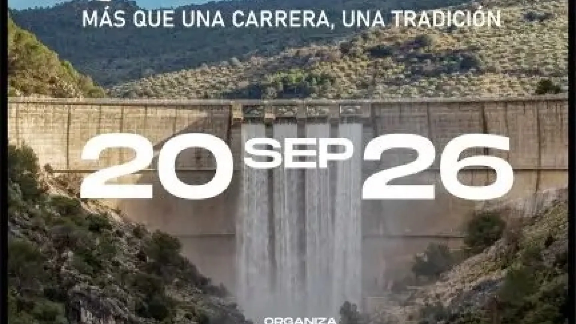 Cartel XII Subida al Pantano del Quiebrajano