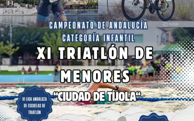 Cartel XI Triatlón de Menores Ciudad de Tíjola
