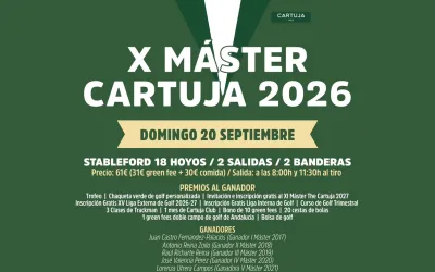 Cartel X Máster Cartuja
