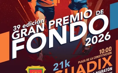 Cartel XL Media Maratón del Melocotón de Guadix